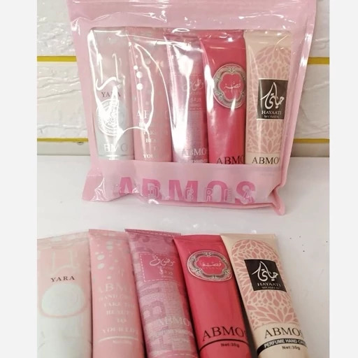 کرم دست مرطوب کننده عطری (پک 5 عددی)